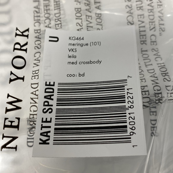 Kate Spade Leila Med Crossbody-Meringue NWT - Picture 8 of 8